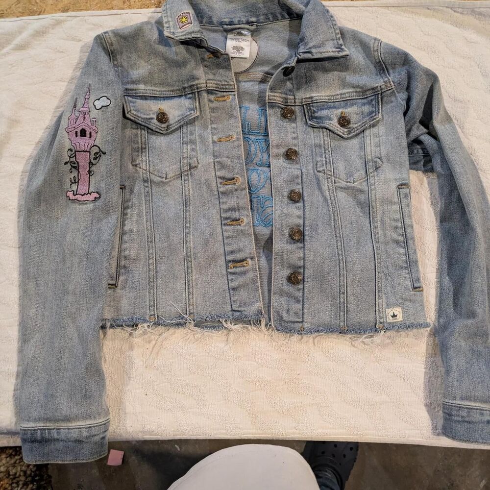 Disney Women's Blue and Grey Jacket